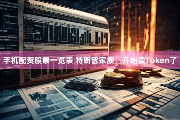 手机配资股票一览表 特朗普家族，开始卖Token了